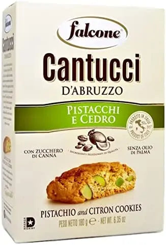 Cantuccini Biscuits Pistachio and Citron Falcone 180g falcone